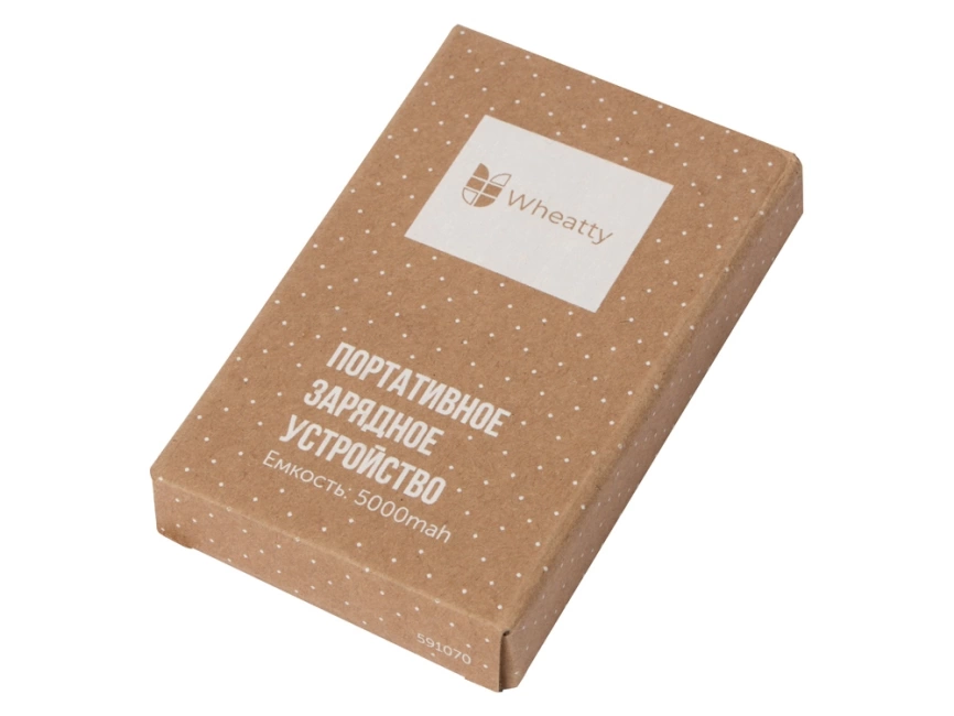 Портативное зарядное устройство Wheatty, 5000 mAh фото 10