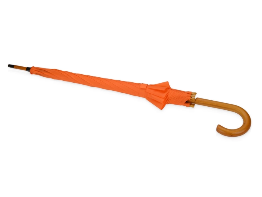 Зонт-трость Радуга, оранжевый фото 3