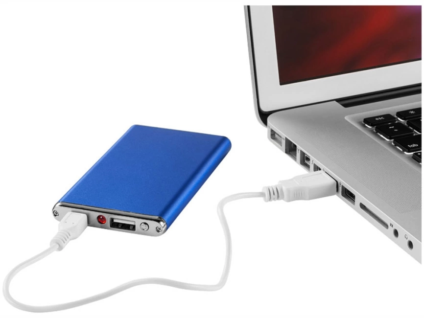 Портативное зарядное устройство Taylor 2200 мА/ч, ярко-синий фото 2