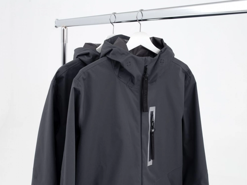 Куртка унисекс Shtorm темно-серая (графит), размер L фото 10