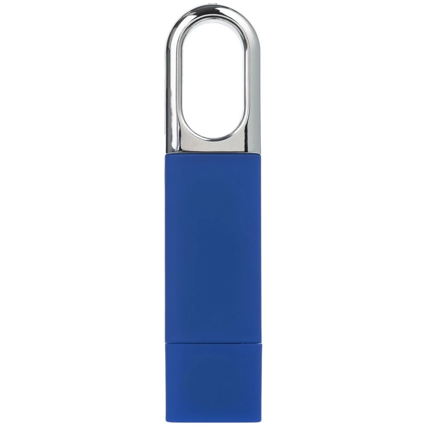 Флешка Uniscend Silveren, синяя, 8 Гб фото 2