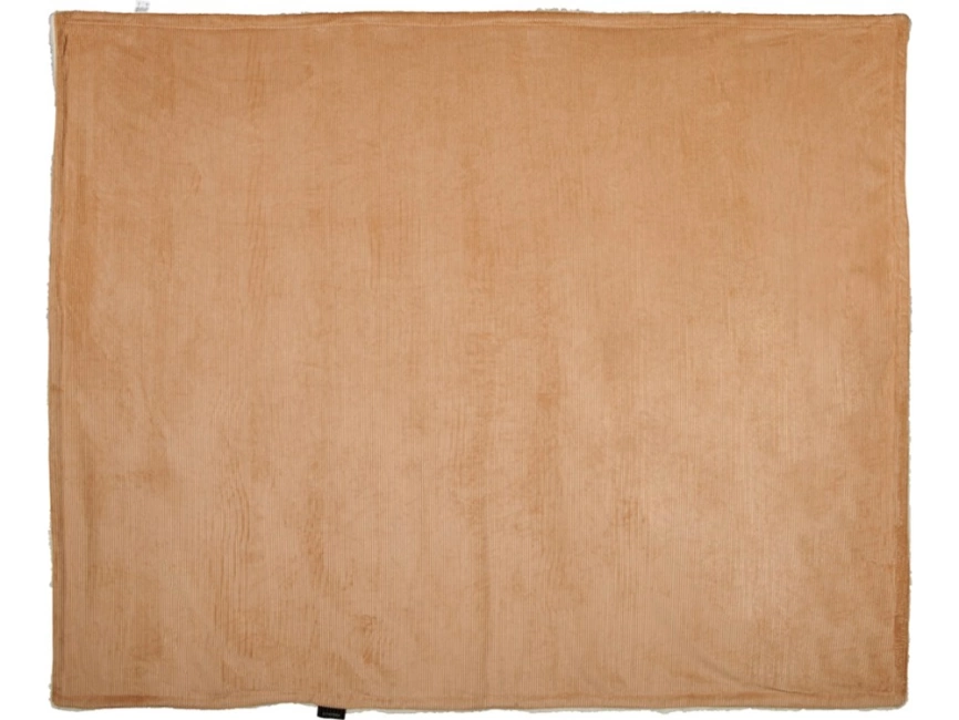 Шерповое покрывало Cosie с вельветом, оранжевый фото 2