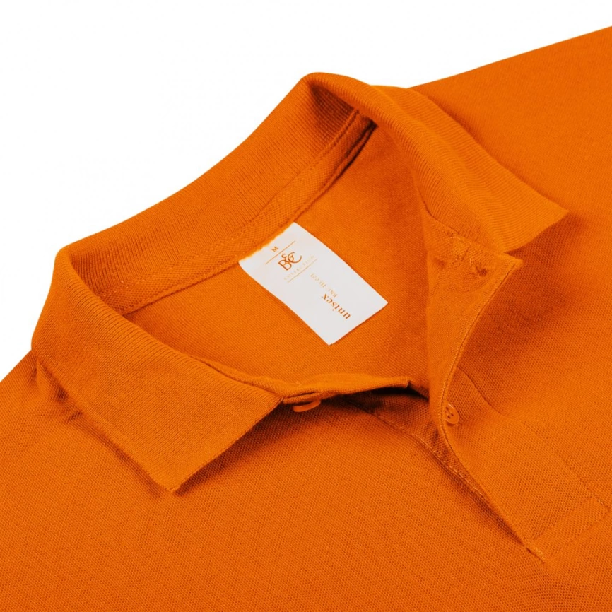Рубашка поло ID.001 оранжевая, размер S фото 3