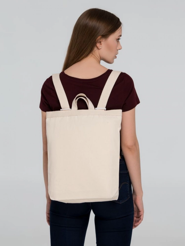 Рюкзак холщовый Discovery Bag, неокрашенный фото 7