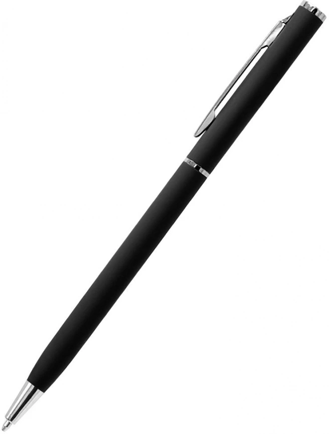 Ручка шариковая металлическая Tinny Soft, чёрная фото 3