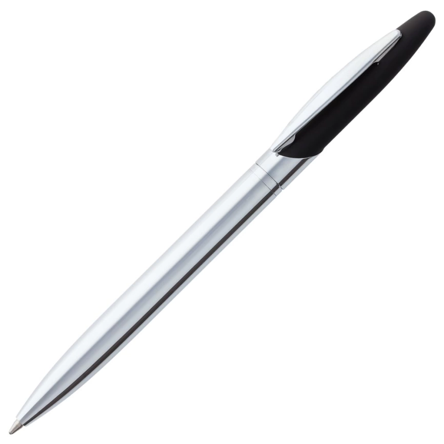 Ручка шариковая Dagger Soft Touch, черная фото 1