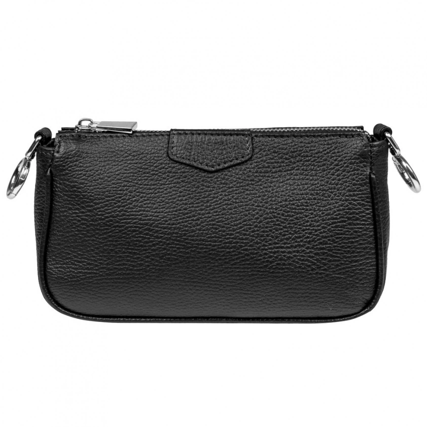 Сумка через плечо Gamma, черная фото 5