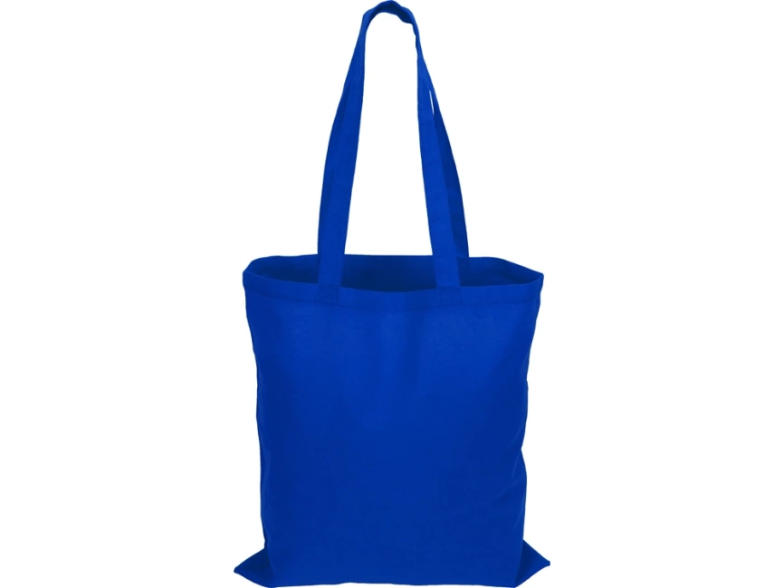 Сумка для шопинга Carryme 140 хлопковая, 140 г/м2, синий фото 3