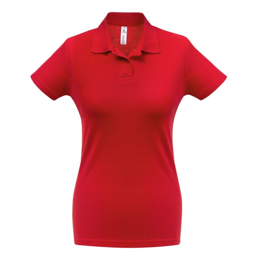 Рубашка поло женская ID.001 красная, размер XXL фото 1