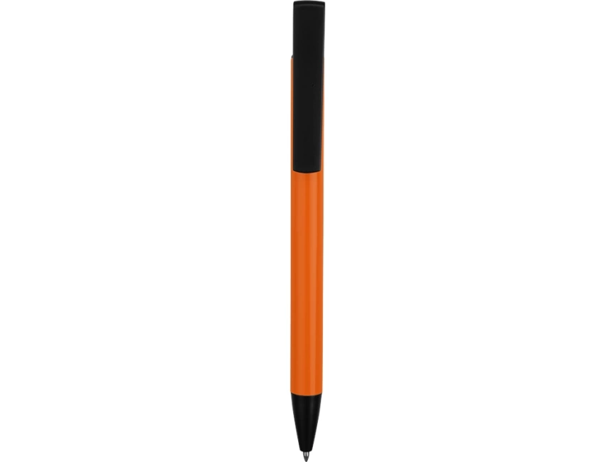 Ручка-подставка шариковая Кипер Металл, оранжевый фото 3