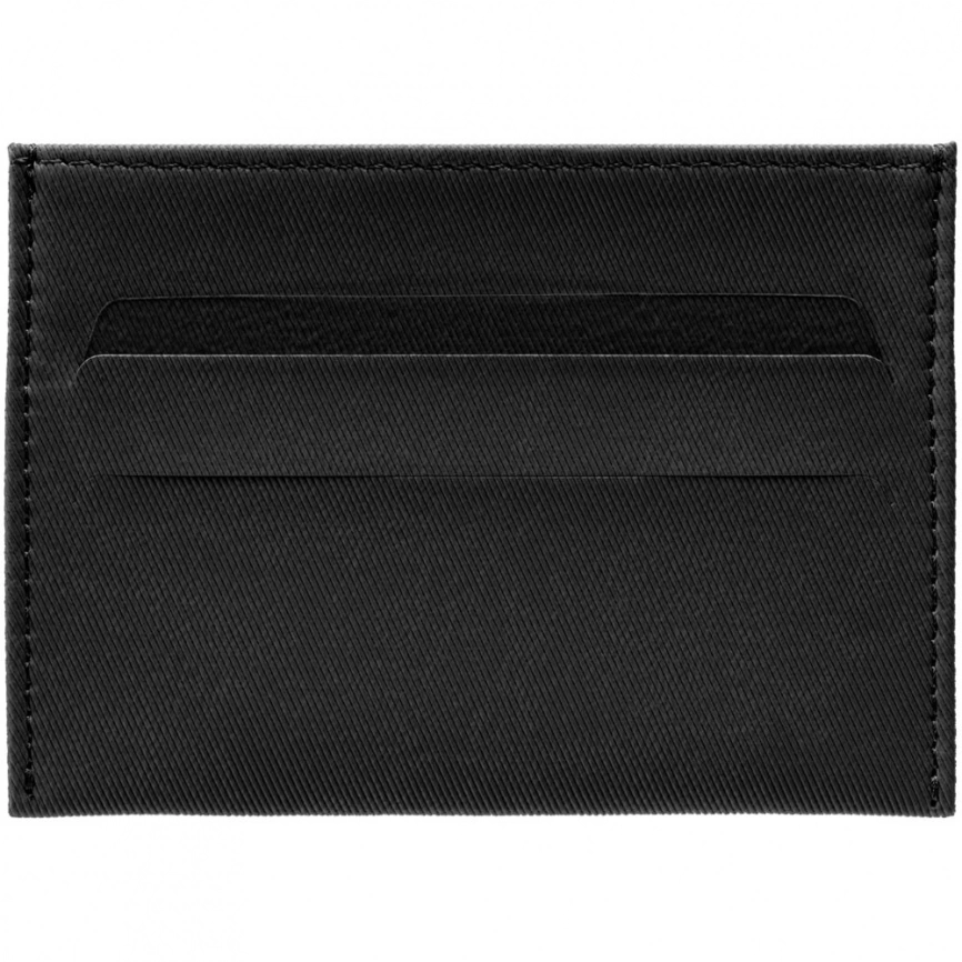 Чехол для карточек Twill, черный фото 1