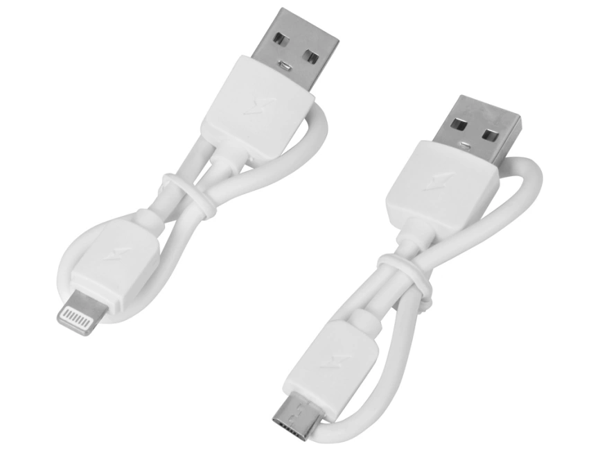 Портативное зарядное устройство Reserve с USB Type-C, 5000 mAh, зеленое яблоко фото 7