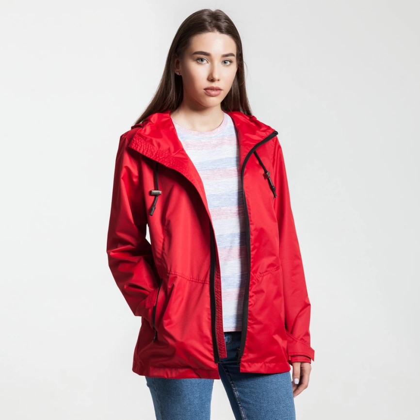 Ветровка женская Medvind серая, размер M фото 10