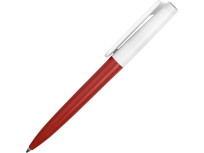 Ручка пластиковая шариковая Umbo BiColor, красный/белый фото 3