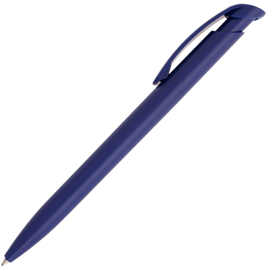 Ручка шариковая Clear Solid, синяя фото 3