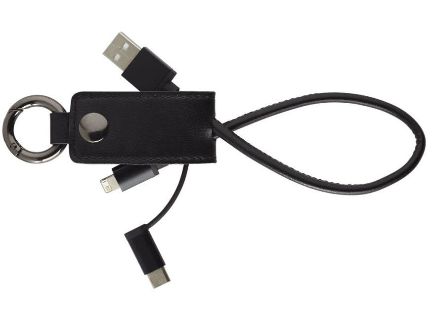 Кабель для зарядки Posh 3-в-1, черный фото 6