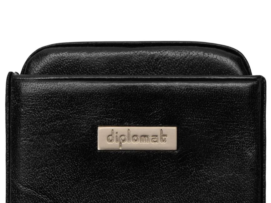 Футляр для визиток, кредитных и дисконтных карт Diplomat (черный) фото 5