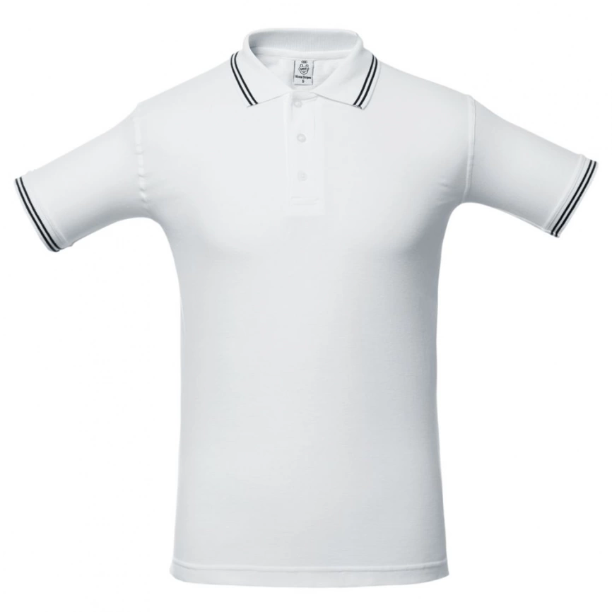 Рубашка поло Virma Stripes, белая, размер S фото 1
