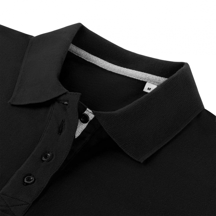 Рубашка поло женская Virma Premium Lady, черная, размер L фото 3