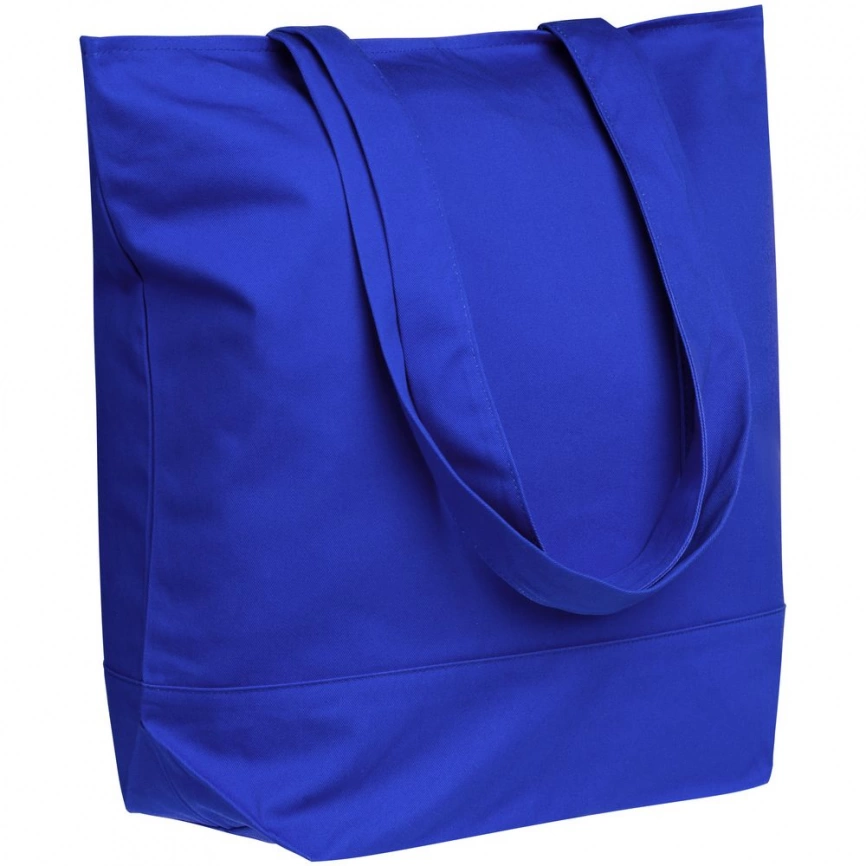 Сумка для покупок на молнии Shopaholic Zip, синяя фото 1