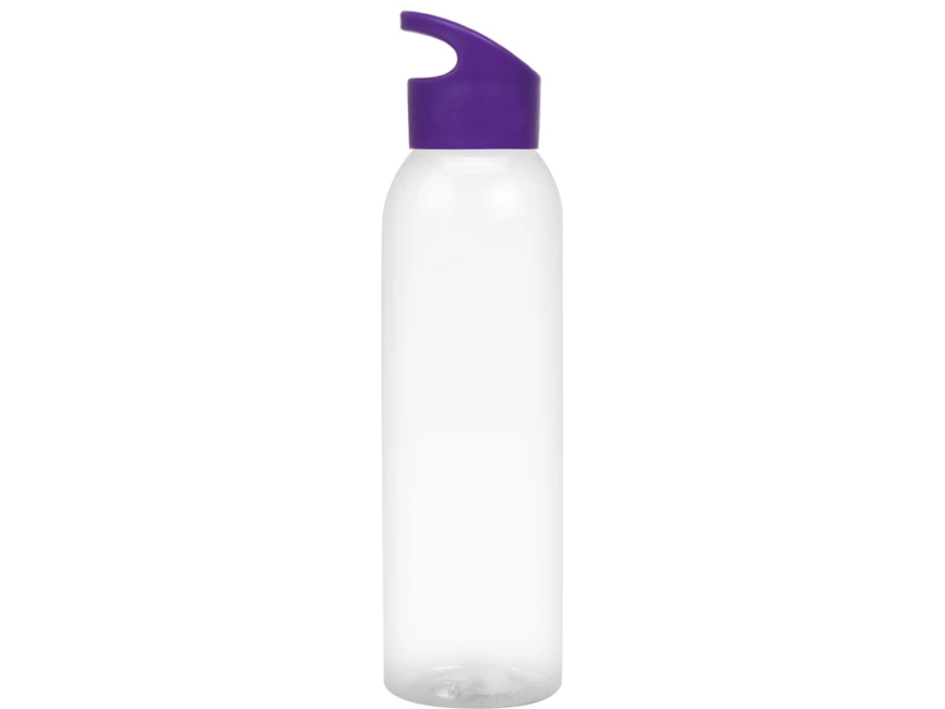 Бутылка для воды Plain 2 630 мл, прозрачный/фиолетовый фото 2