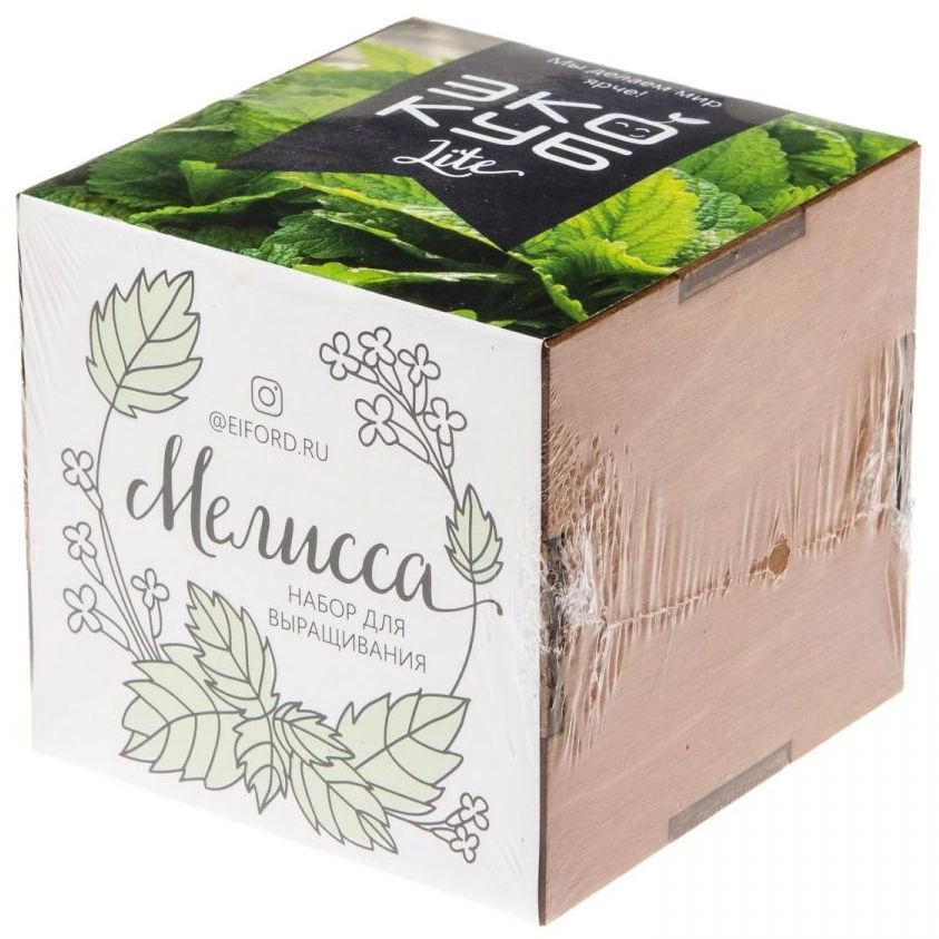 Набор для выращивания «Экокуб Lite», мелисса фото 6