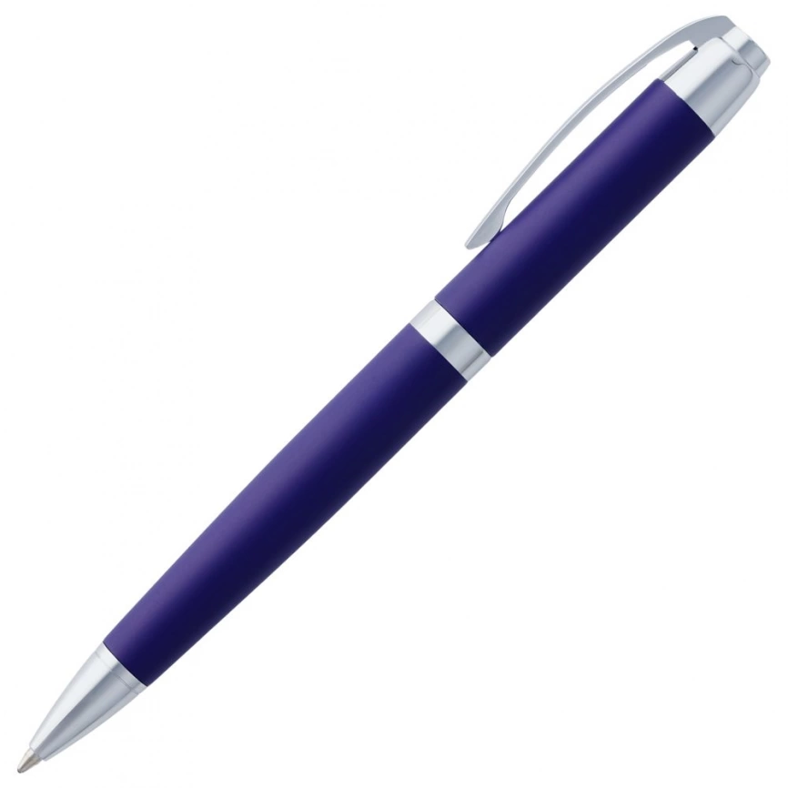 Ручка шариковая Razzo Chrome, синяя фото 4