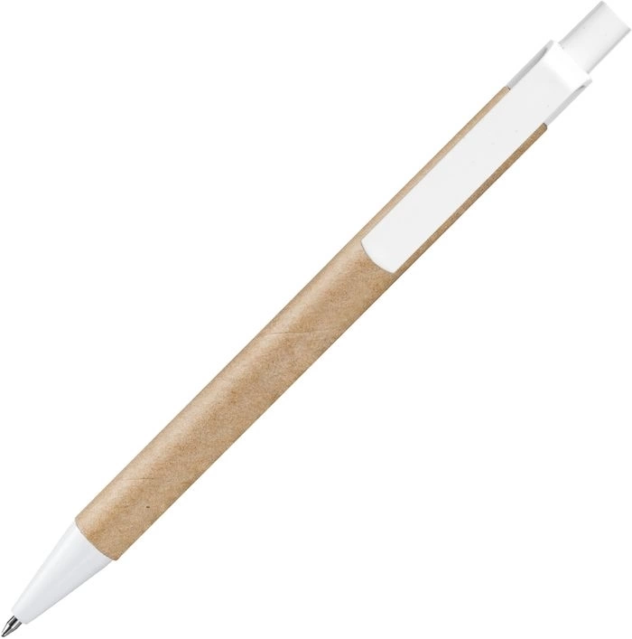 Ручка картонная VIVA NEW, неокрашенная с белыми деталями фото 3