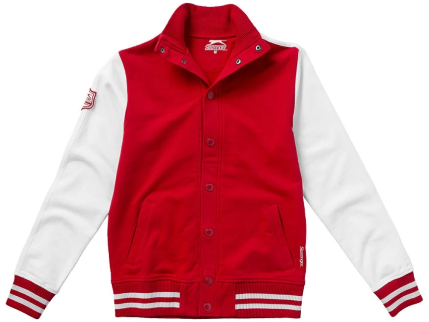 Толстовка Varsity, красный/натуральный белый фото 8