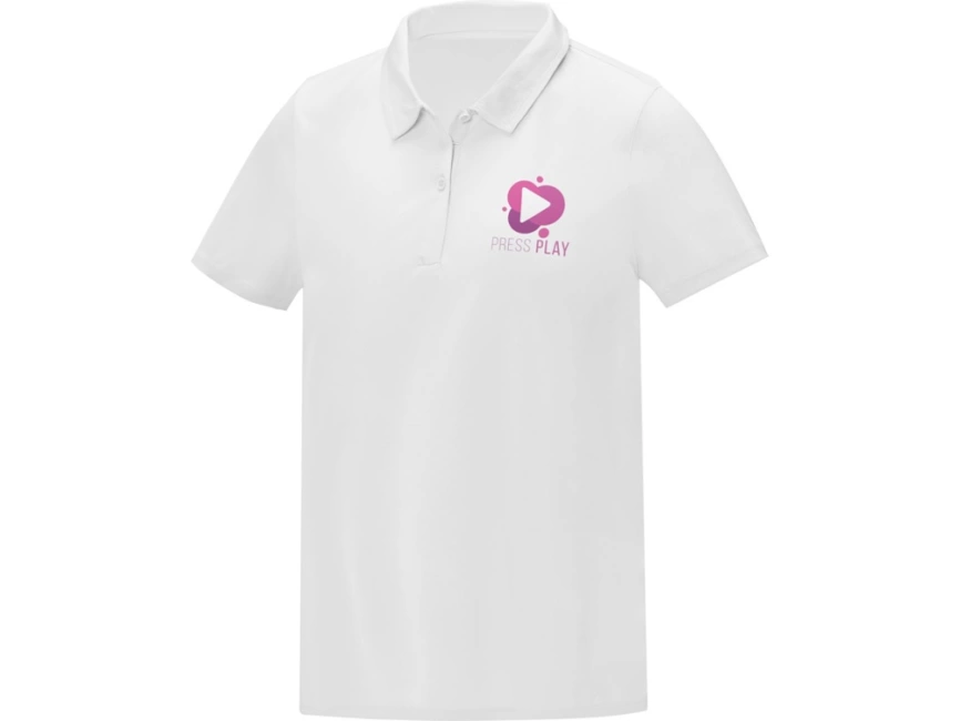 Женская стильная футболка поло с короткими рукавами Deimos, белый фото 8