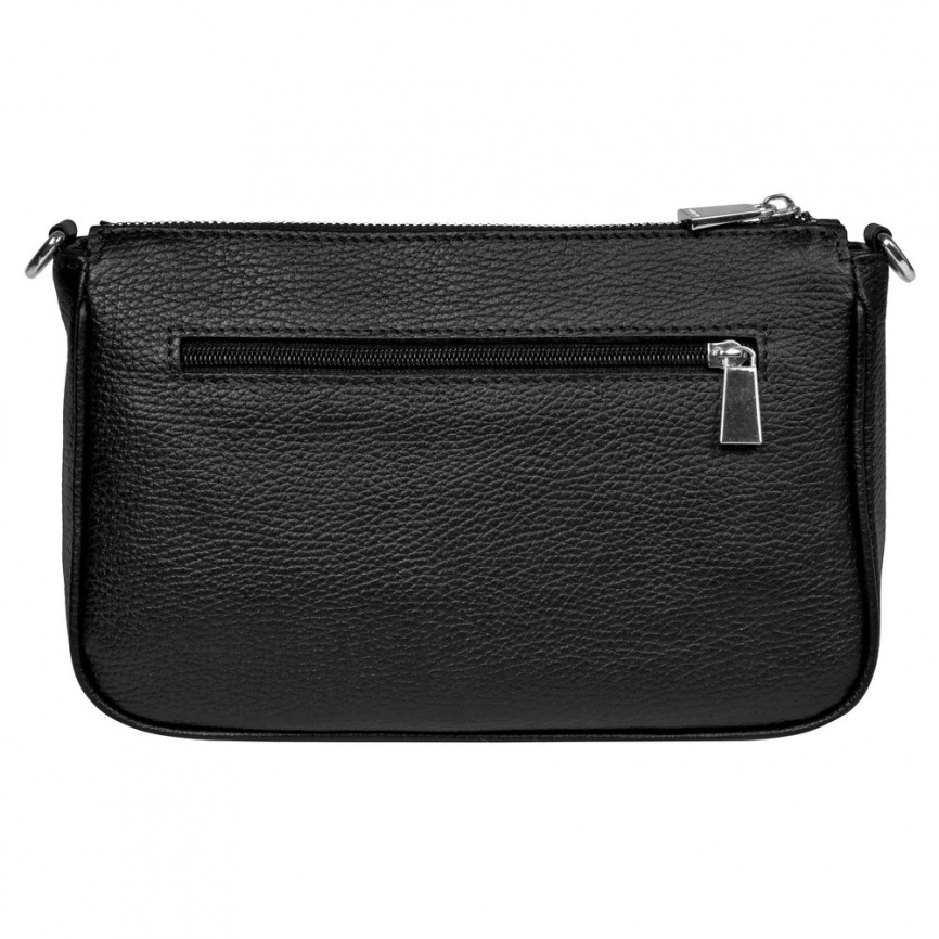 Сумка через плечо Gamma, черная фото 4