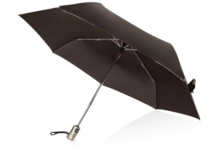 Зонт складной Оупен. Voyager, коричневый фото 1