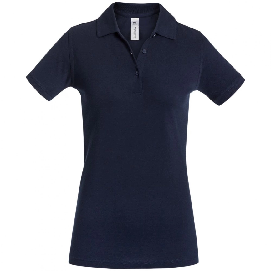 Рубашка поло женская Safran Timeless темно-синяя, размер XL фото 1