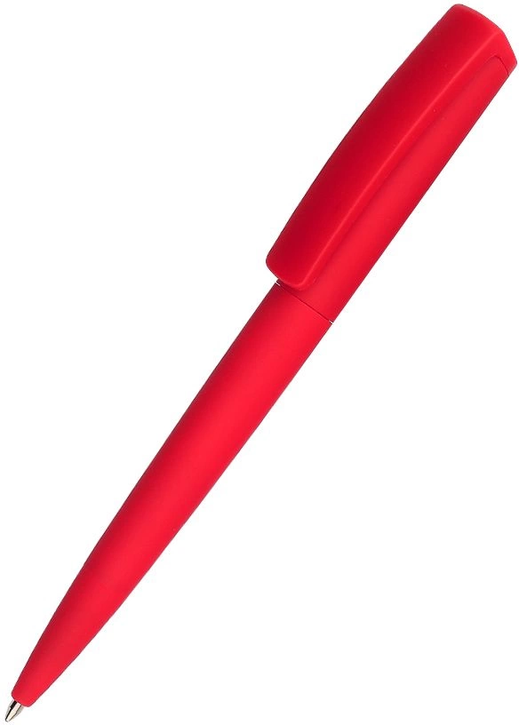 Ручка шариковая Jangle софт-тач, красные фото 1