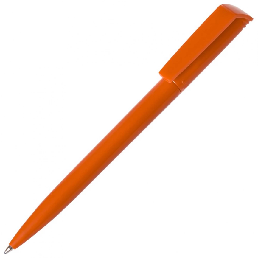 Ручка шариковая Flip, оранжевая фото 1