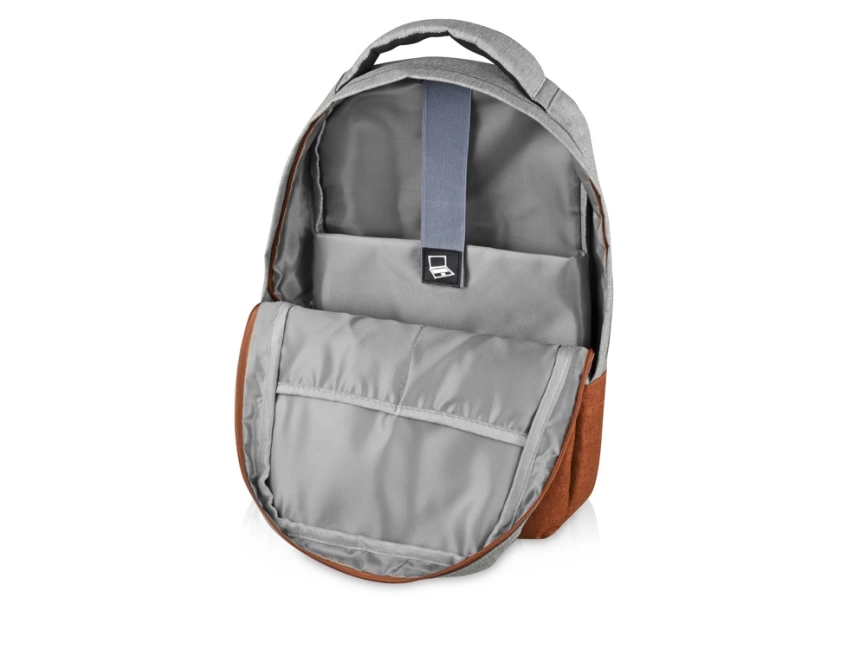 Рюкзак Fiji с отделением для ноутбука, серый/оранжевый фото 3