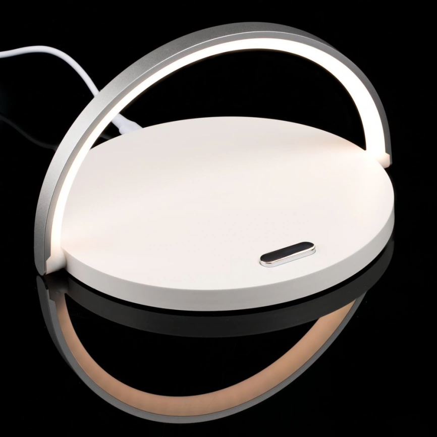 Cтанция для беспроводной зарядки с подсветкой arCharge, белая фото 7