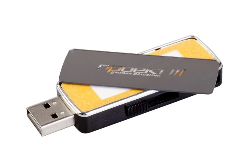 Флешка с подсветкой логотипа Highlight, 8 Гб, чёрная фото 8