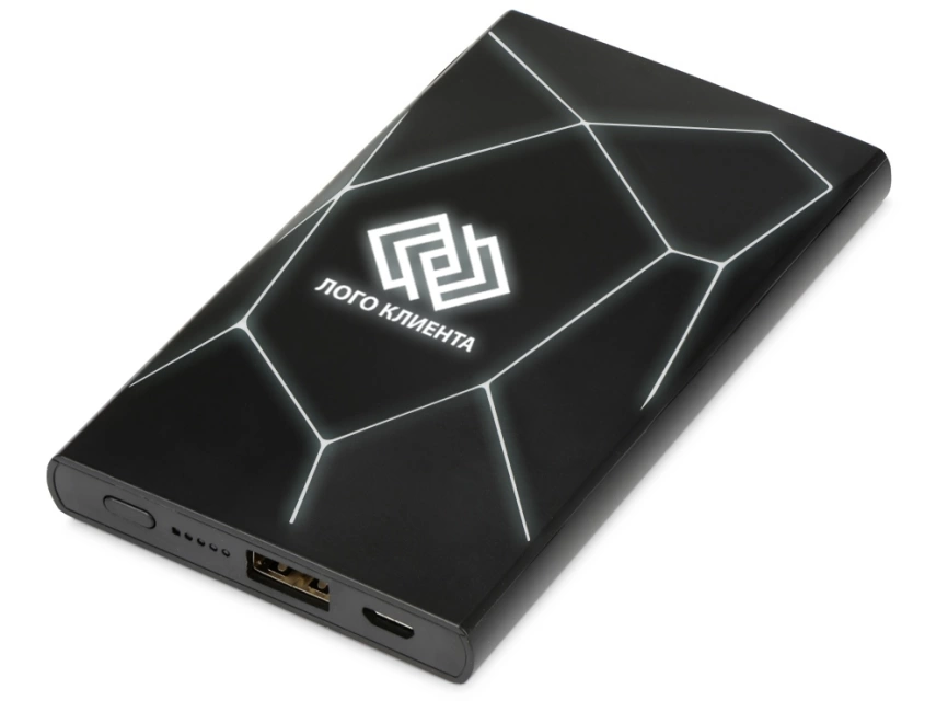 Портативное беспроводное зарядное устройство Geo Wireless, 5000 mAh, черный фото 1