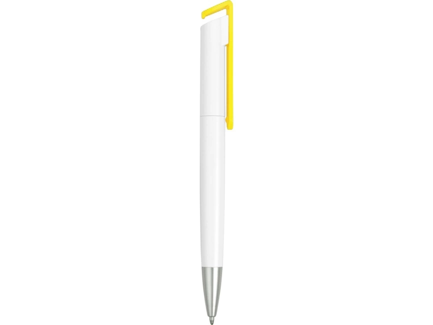 Ручка-подставка Кипер, белая с желтым фото 3