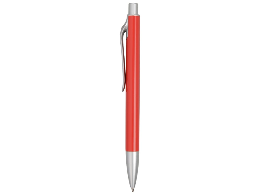 Ручка металлическая шариковая Large, красный/серебристый фото 3