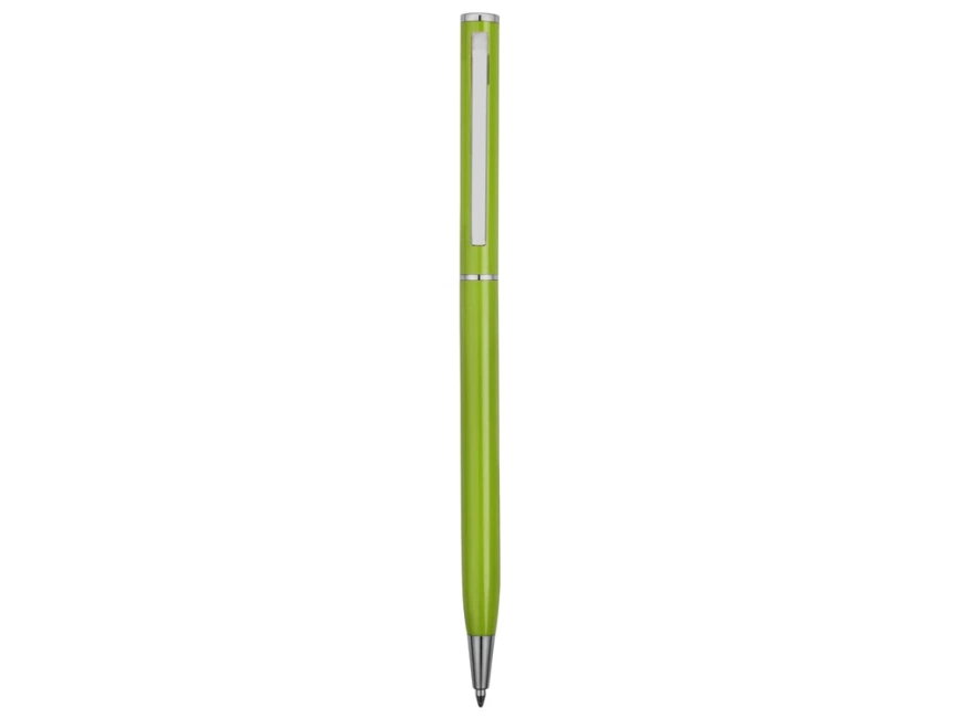 Ручка металлическая шариковая Атриум, зеленое яблоко фото 2
