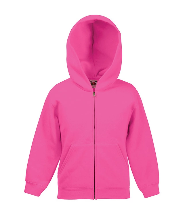 Детские куртки-толстовки с капюшоном Fruit of the Loom Kids Hooded Sweat Jacke фото 1