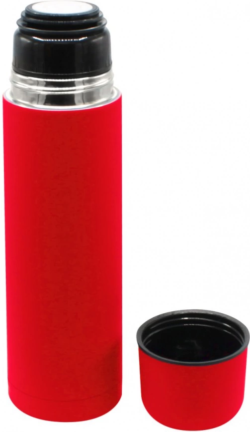 Термос Picnic Soft 500 мл, красный фото 2
