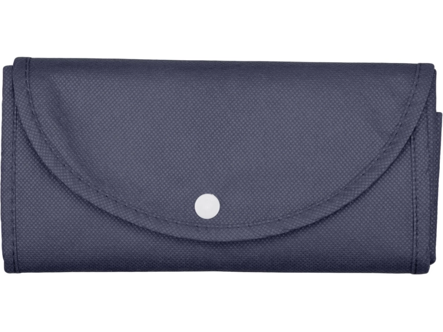 Складная сумка Maple из нетканого материала, темно-синий фото 7
