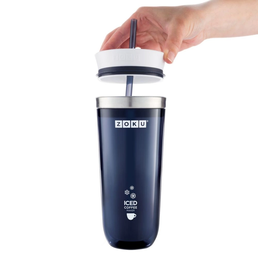 Стакан для охлаждения напитков Iced Coffee Maker, серый фото 3