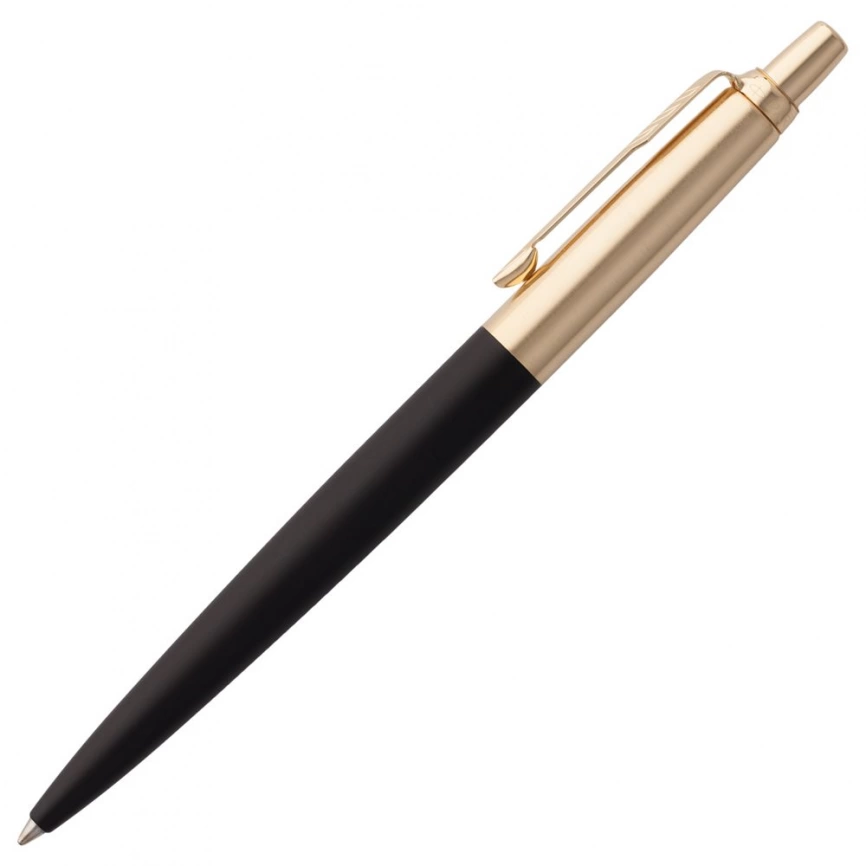 Ручка шариковая Parker Jotter Luxe K177, черный с золотистым фото 5