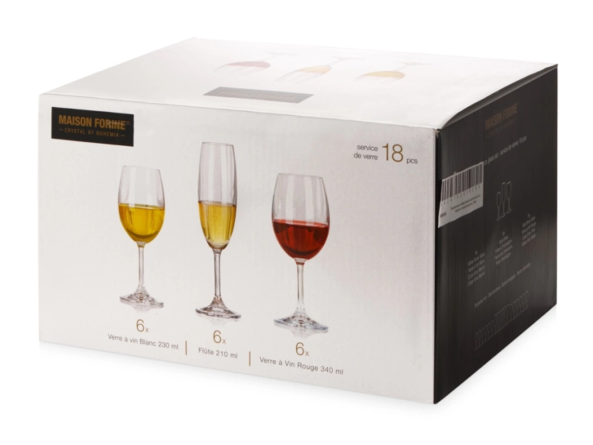 Подарочный набор бокалов для красного, белого и игристого вина Celebration, 18шт фото 8