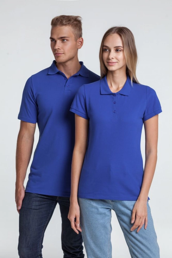 Рубашка поло женская Virma lady, ярко-синяя, размер XL фото 6