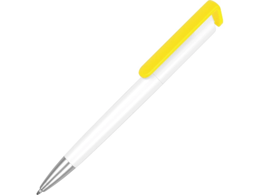 Ручка-подставка Кипер, белая с желтым фото 1
